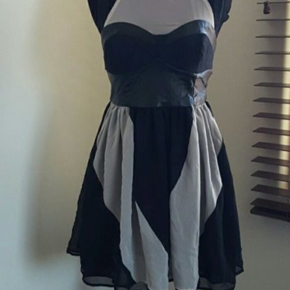 H&M Conscious Collection Faux Leather Dress - Picture 1 of 4